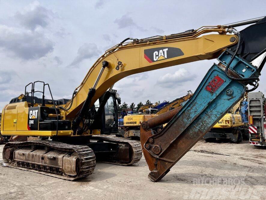 CAT 336E VTN scrap metal shears scissors Crawler excavators