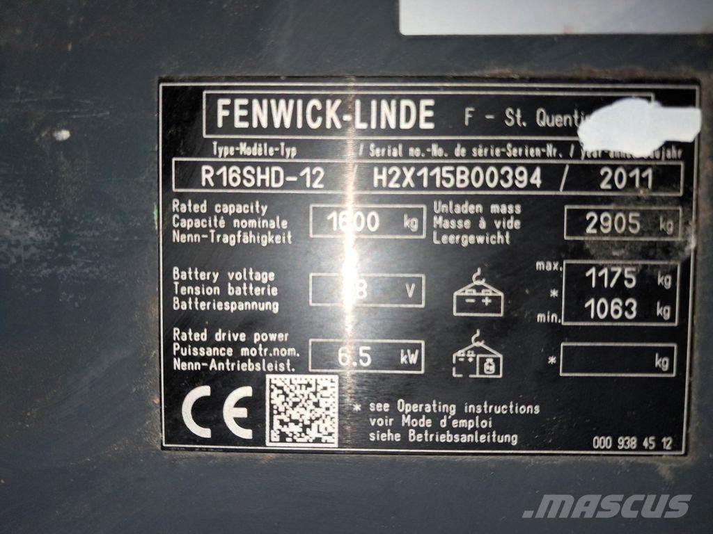 Linde R16SHD-12 Reach trucks