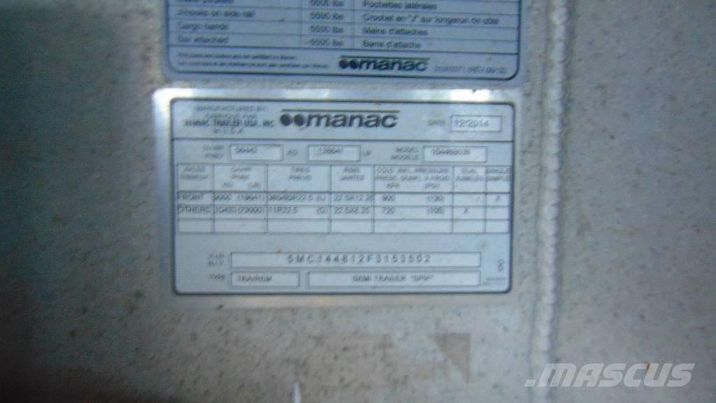 Manac Flatbed Flatbed/Dropside trailers