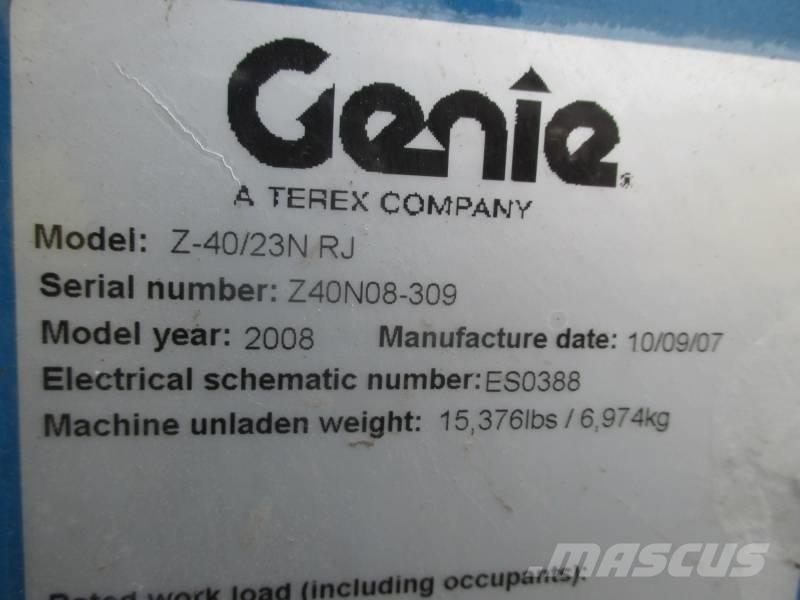 Genie Z 40/23 N RJ Articulated boom lifts