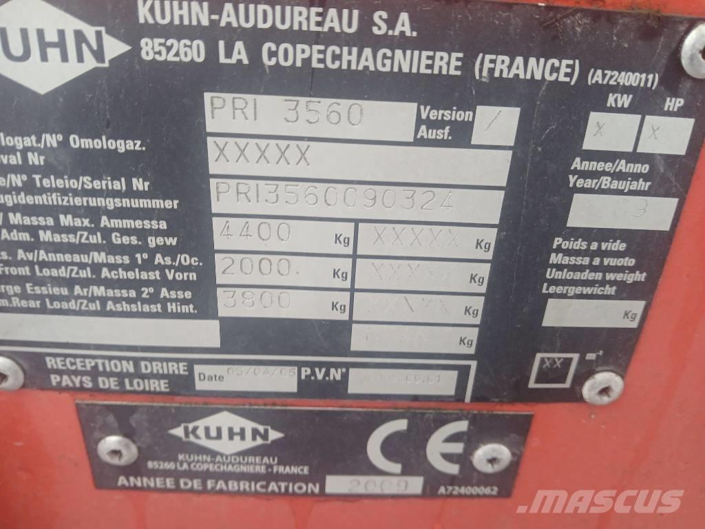 Kuhn Primor 3560 Bale shredders, cutters and unrollers