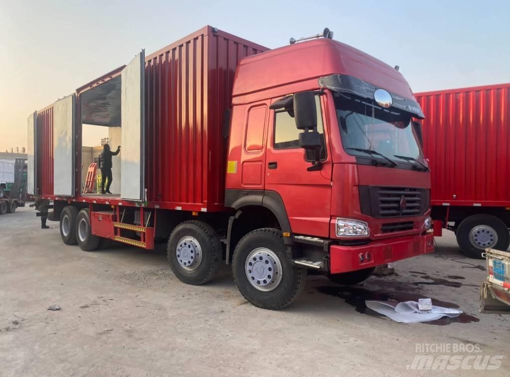 Howo 371 Box body trucks