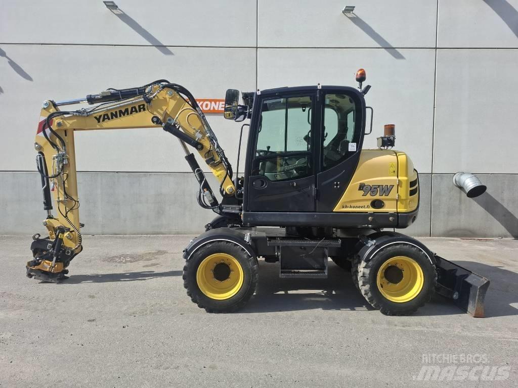 Yanmar B 95 W Wheeled excavators