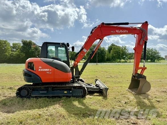Kubota KX080-4 Crawler excavators