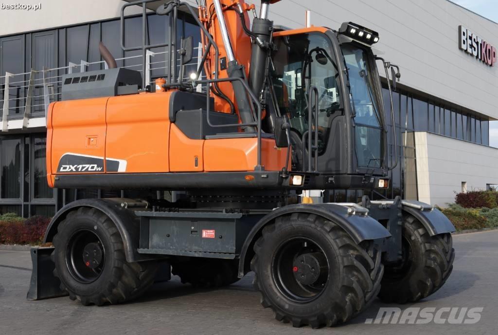 Doosan DX170W-5 Wheeled excavators
