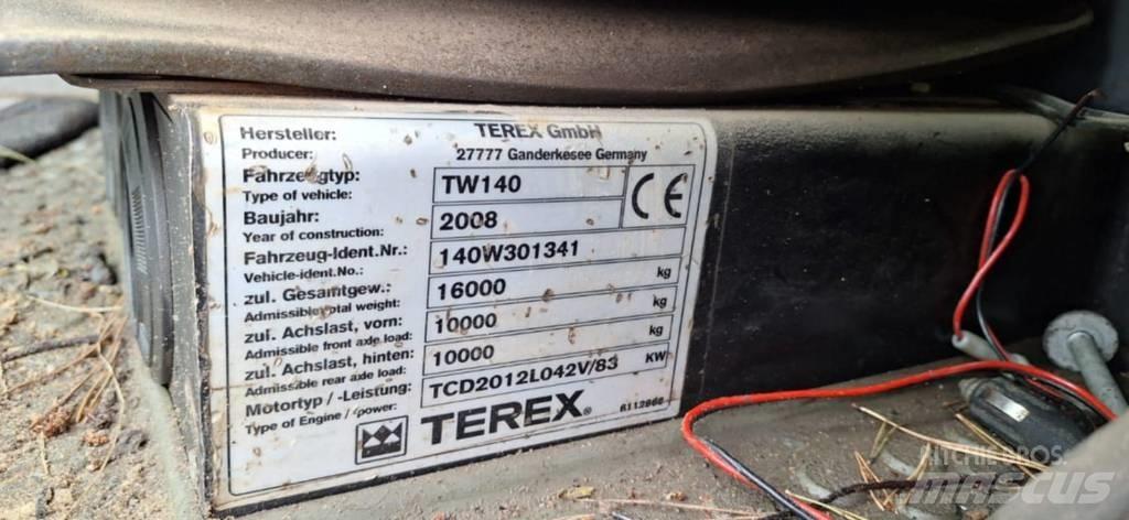 Terex TW 140 Wheeled excavators