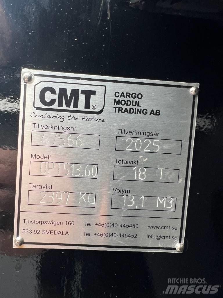 CMT Schaktflak 13m3 Demountables
