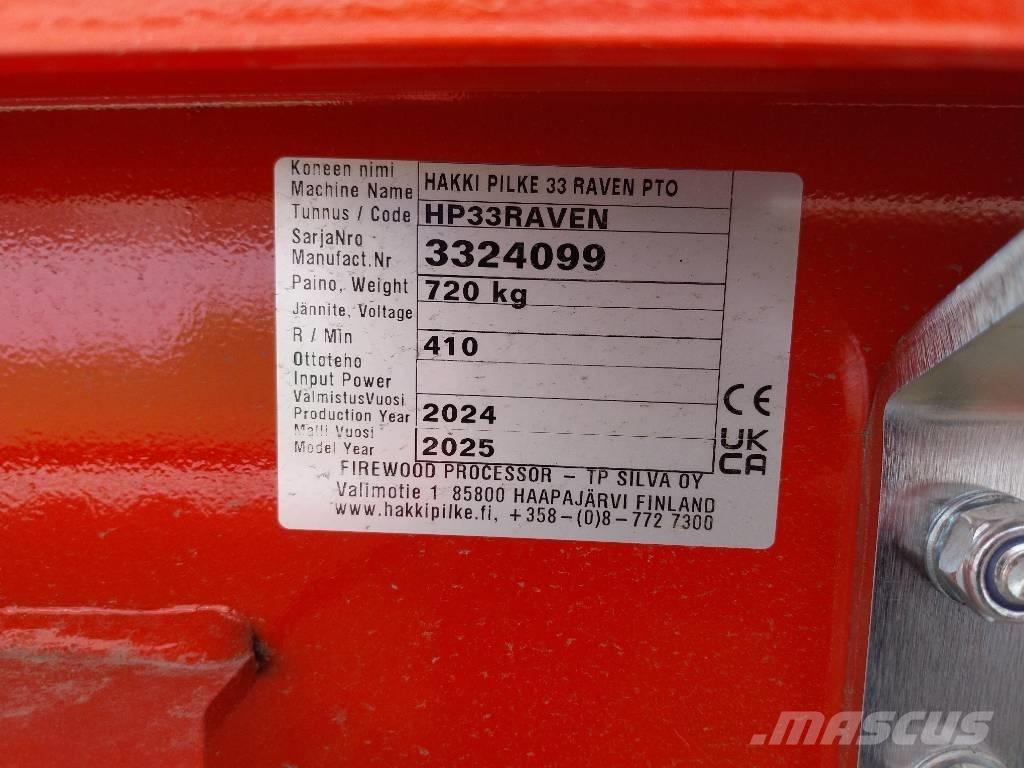 Hakki Pilke Raven 33 Wood splitters and cutters