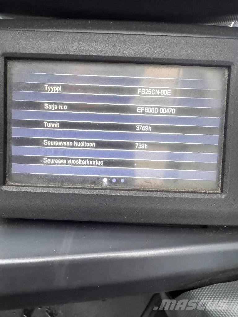 Mitsubishi FB 25 CN Electric forklift trucks