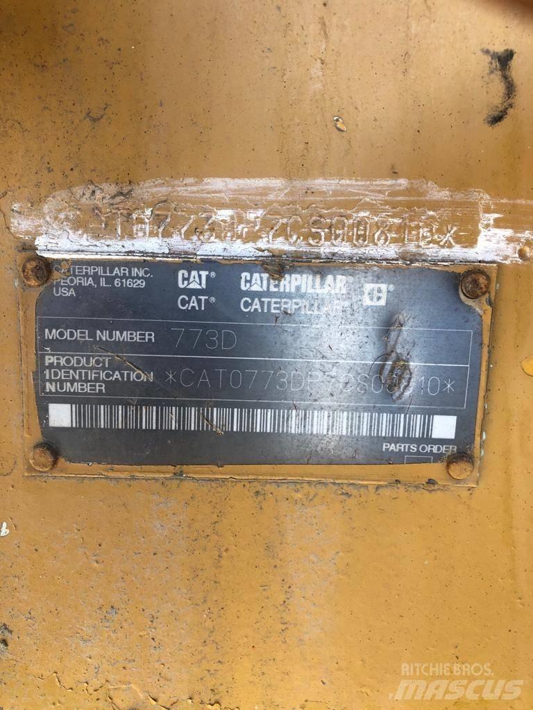CAT 773 D Rigid dump trucks