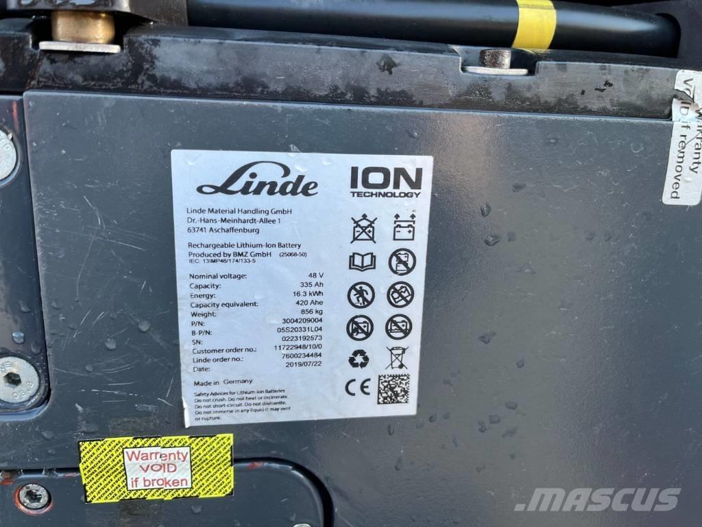 Linde E 16 P Li-ION Electric forklift trucks