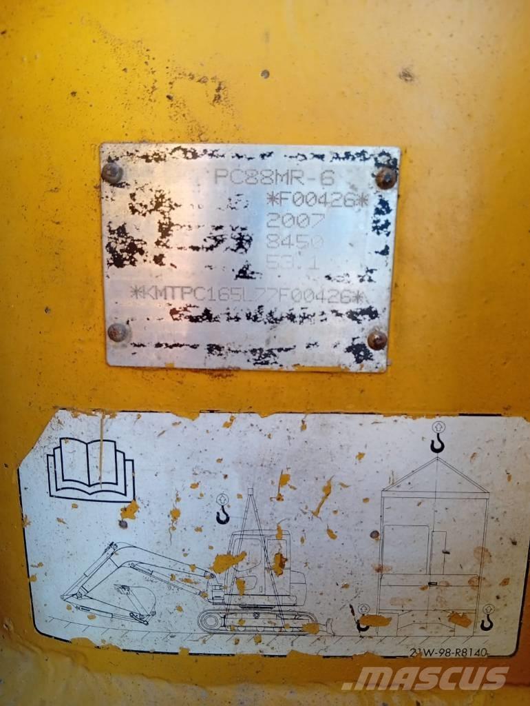 Komatsu PC 88 MR-6 Midi excavators  7t - 12t