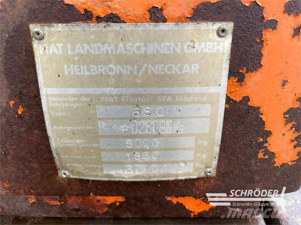 Fiat 680 Tractors