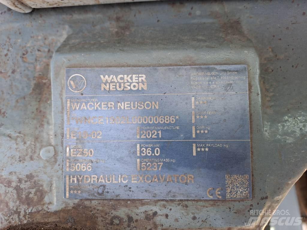 Wacker Neuson EZ50 Crawler excavators