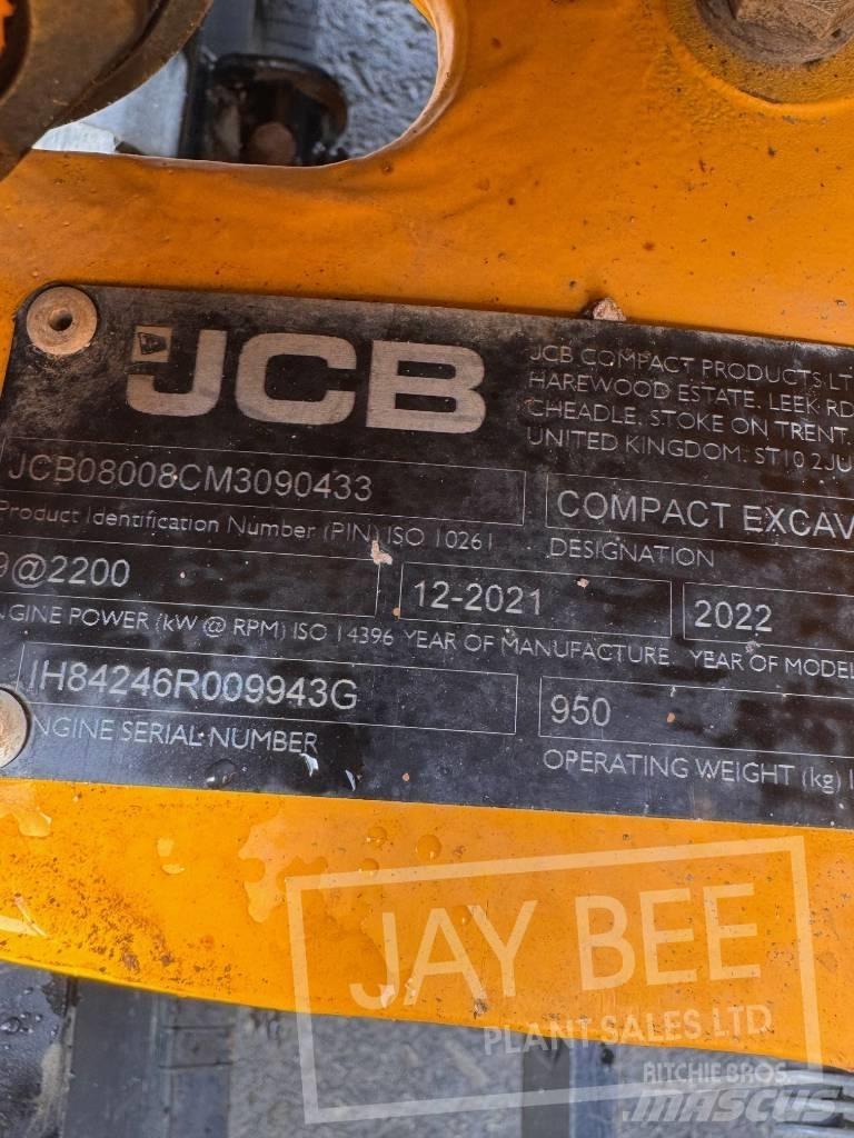 JCB 8008 Mini excavators < 7t (Mini diggers)