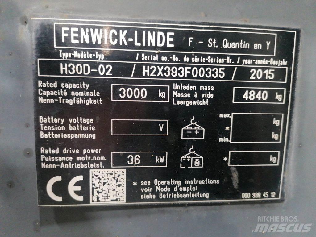 Linde H30D-02 Diesel trucks