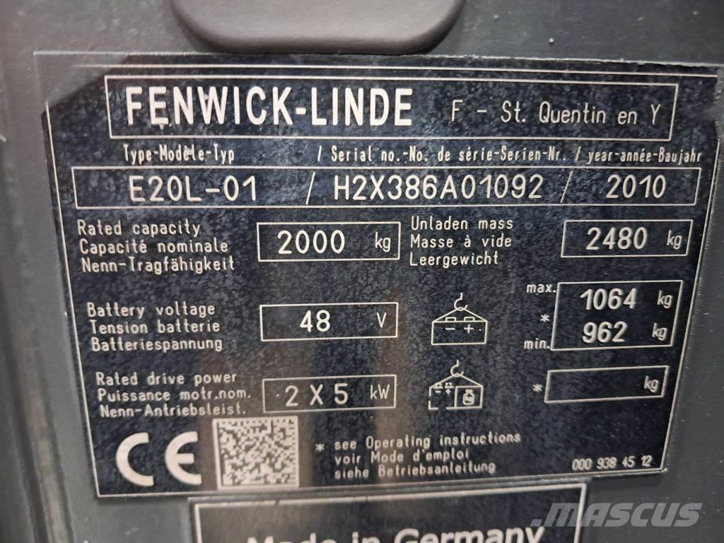 Linde E20L-01 Forklift trucks - others