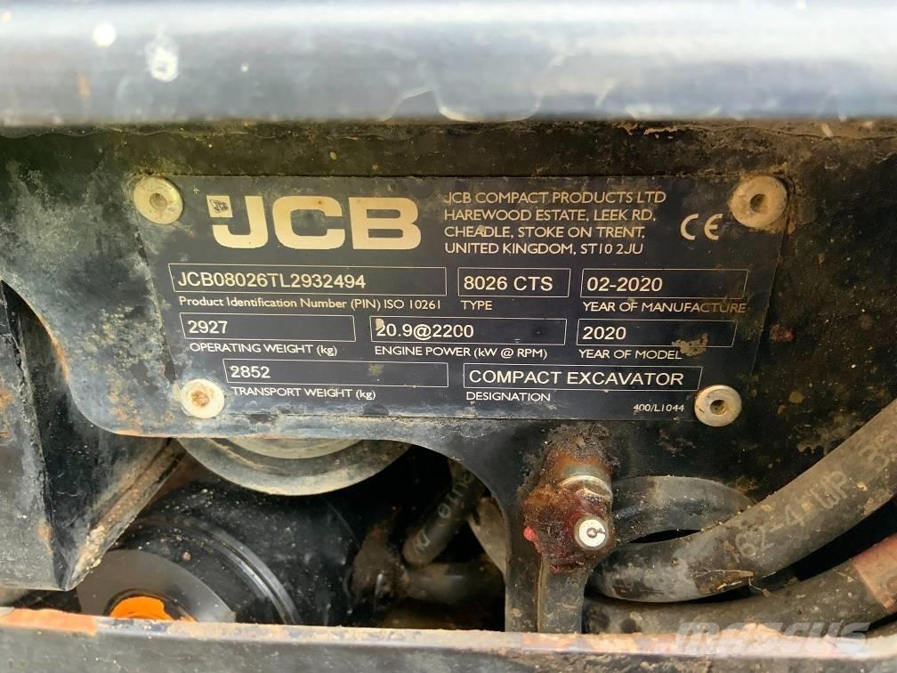 JCB 8026 CTS Mini excavators < 7t (Mini diggers)