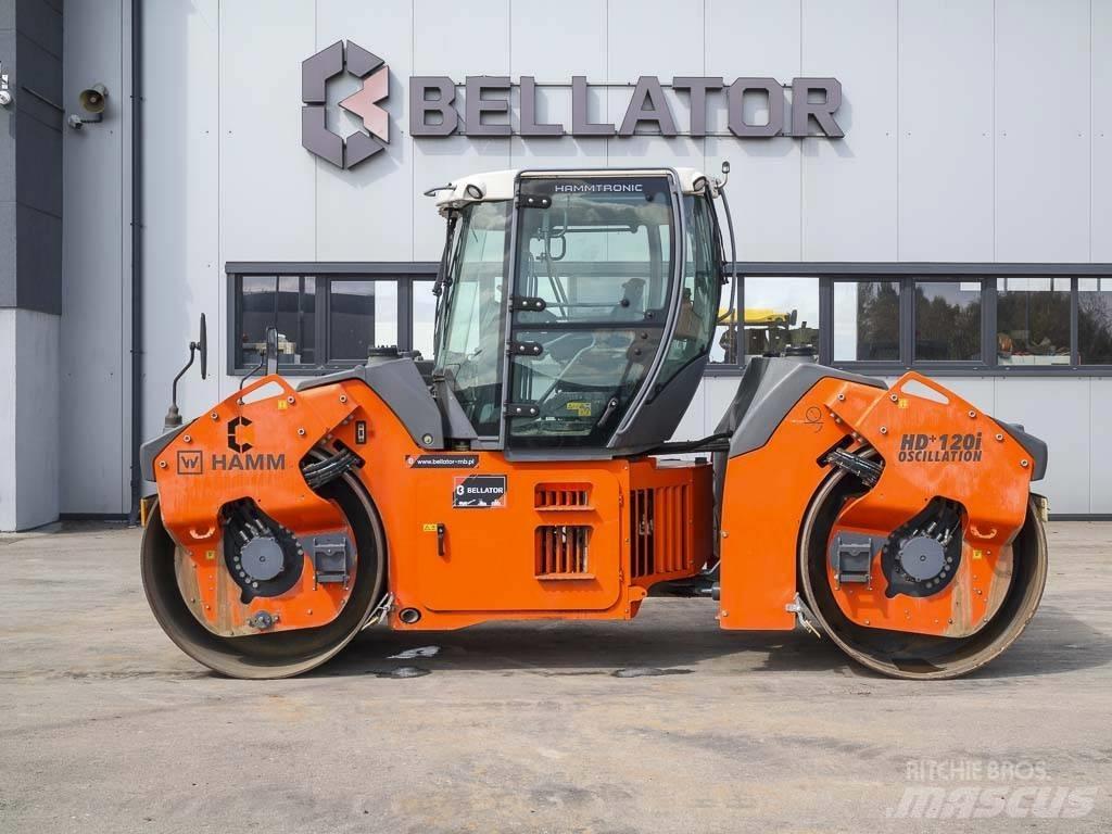 Hamm HD+ 120i VO Twin drum rollers