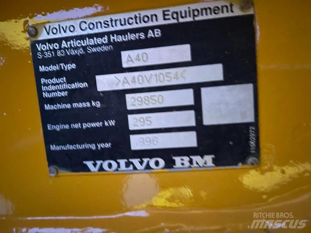 Volvo A40C Articulated Dump Trucks (ADTs)