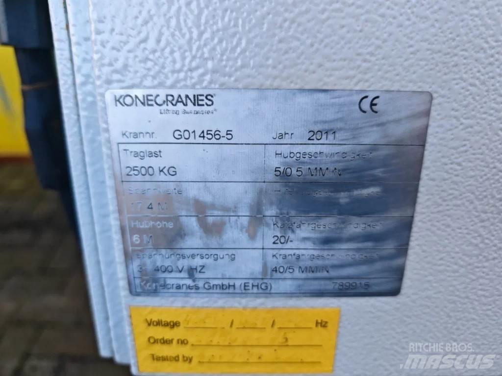 Konecranes 2.5 Ton Overhead and gantry cranes