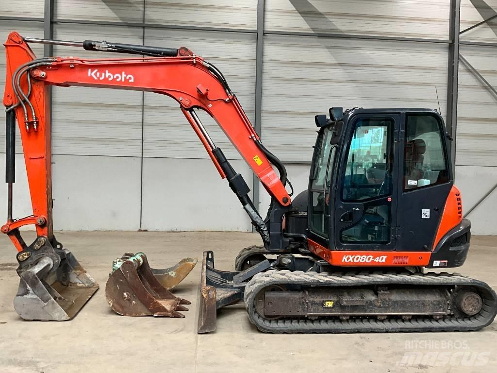Kubota KX 080-4 A Midi excavators  7t - 12t