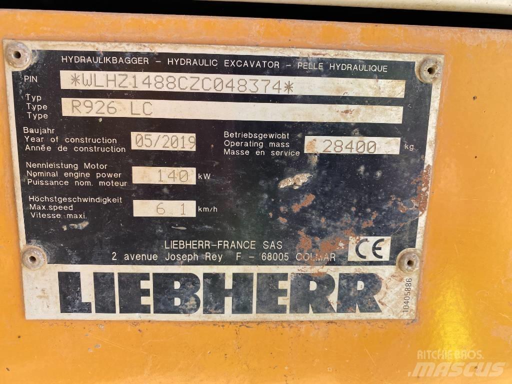 Liebherr R 926 Crawler excavators