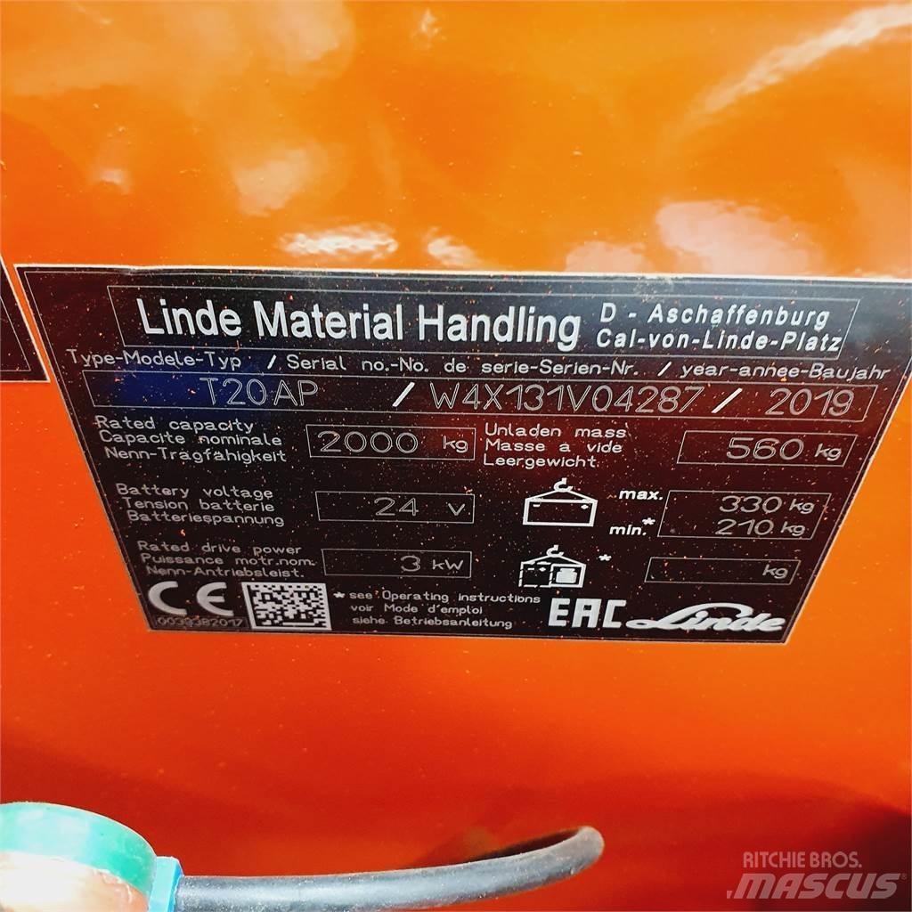 Linde T20AP kurz Low lifter