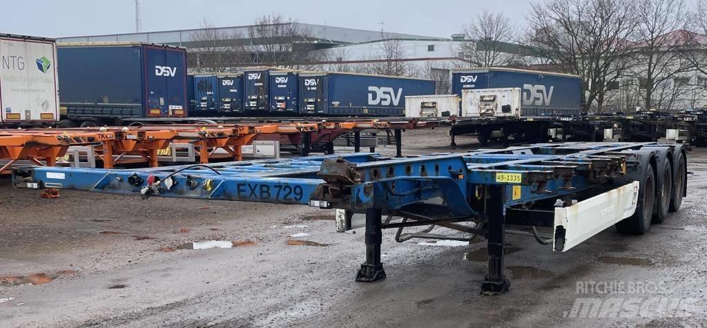 Krone Krone SDC27 Containerframe semi-trailers