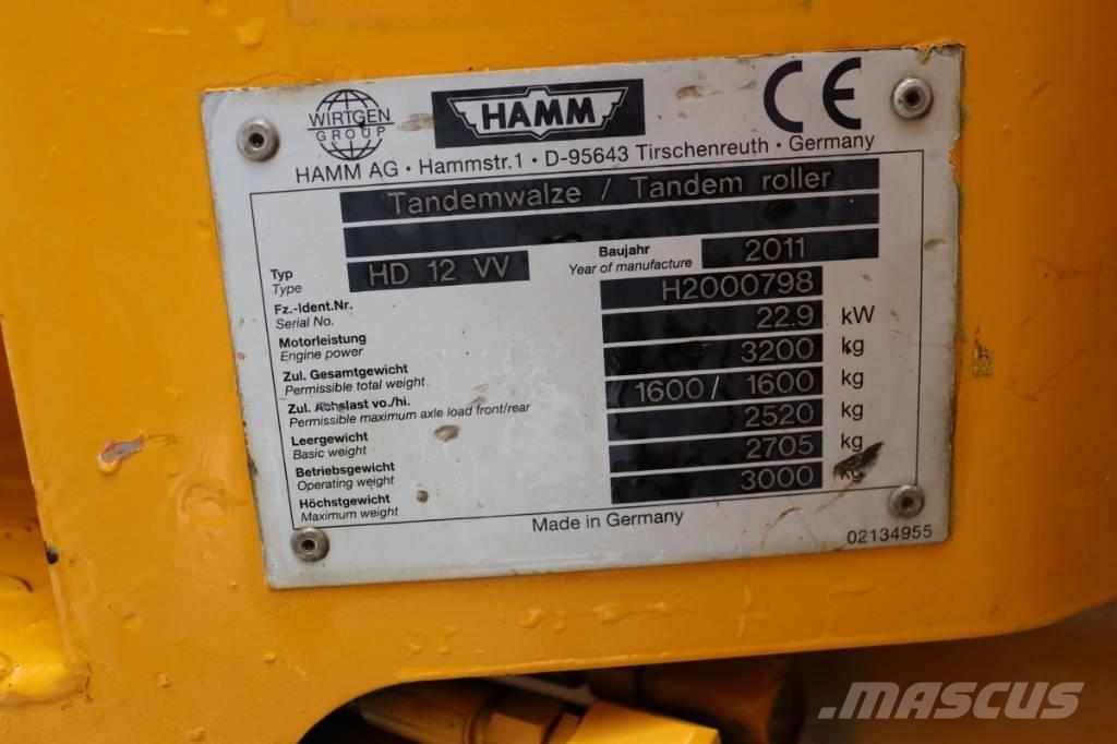 Hamm HD 12 VV Twin drum rollers
