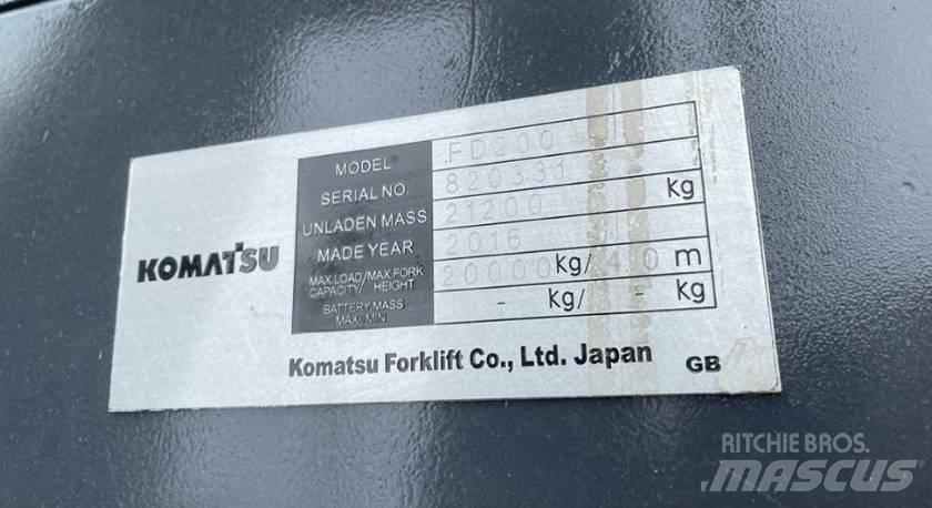 Komatsu 20 ton Diesel trucks