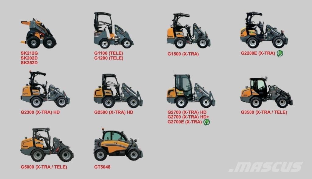GiANT G 1500 X-tra Mini loaders