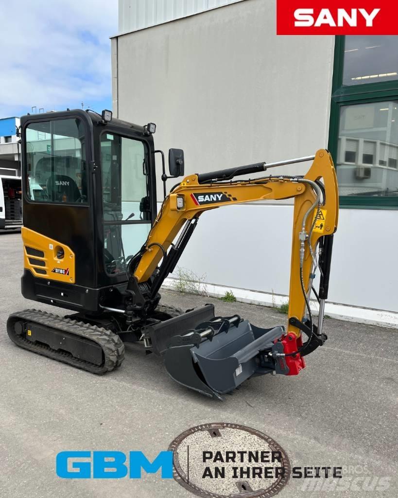 Sany SY 18 C Mini excavators < 7t (Mini diggers)