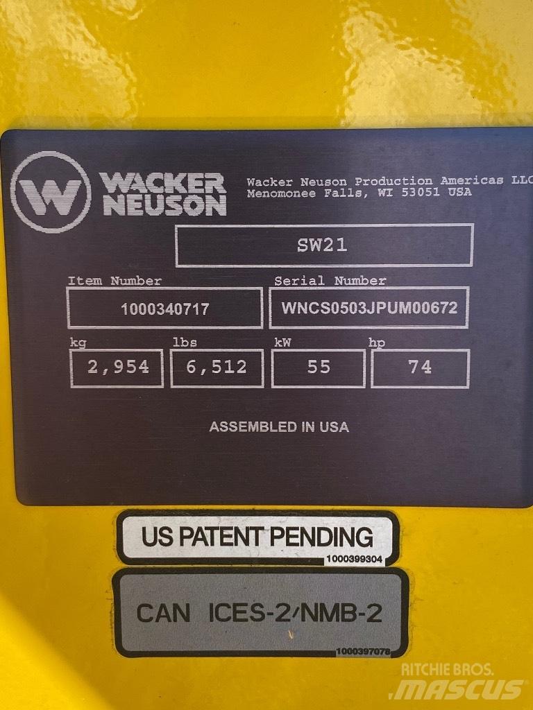 Wacker Neuson SW21 Skid steer loaders