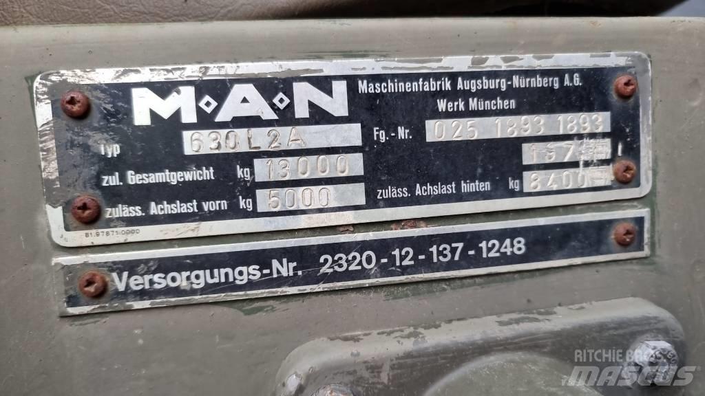 MAN 630 Box body trucks