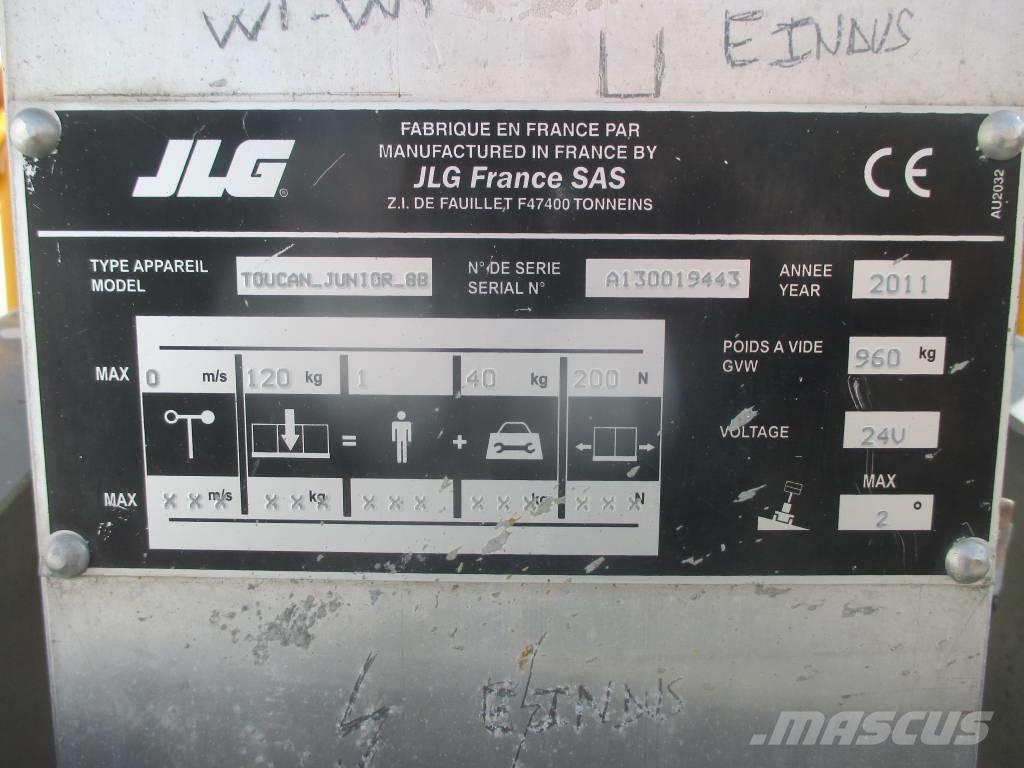 JLG Toucan Junior 8 Vertical mast lifts