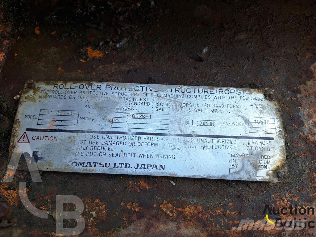 Komatsu D57S-1 Crawler loaders