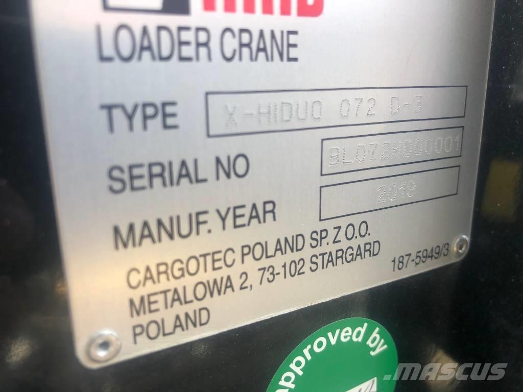 HIAB X-HiDuo 072 D-3 Loader cranes
