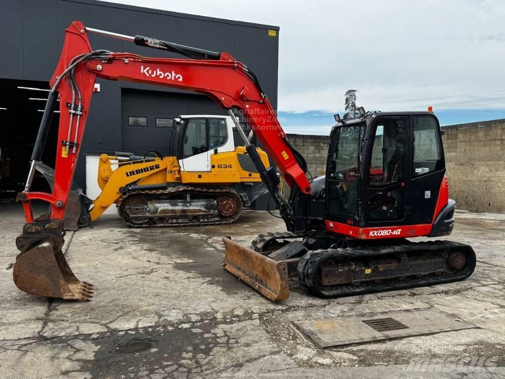 Kubota KX 080-4 Midi excavators  7t - 12t