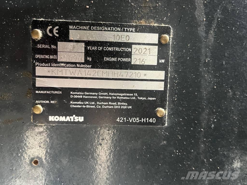 Komatsu WA475-10E0 Wheel loaders