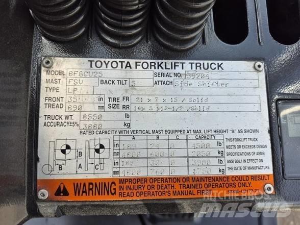 Toyota 8 FGCU 25 Forklift trucks - others