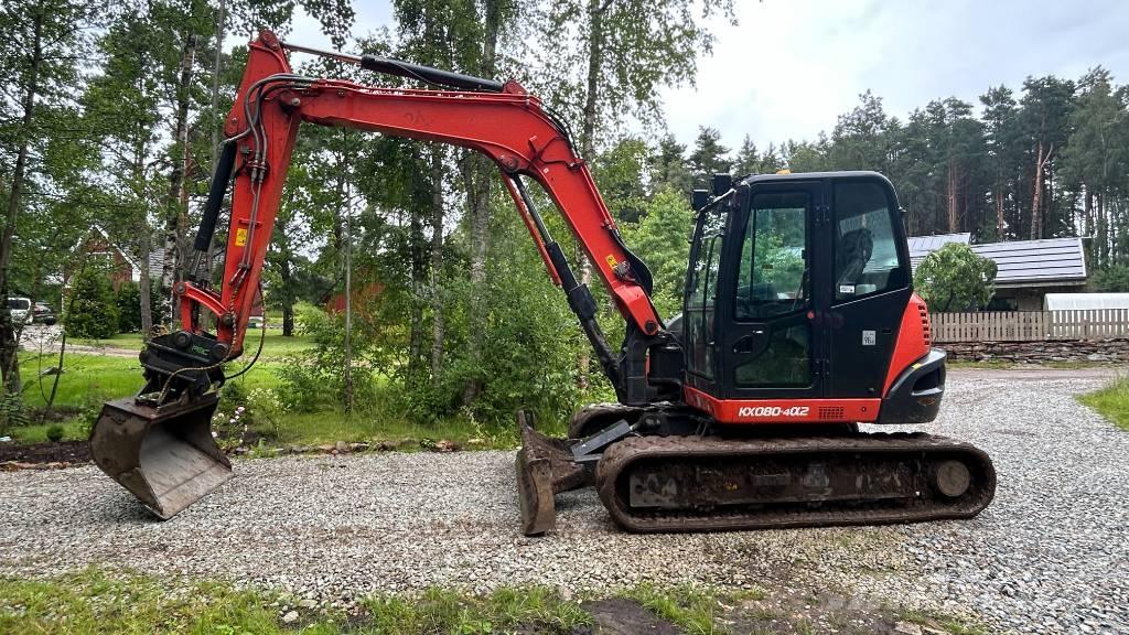 Kubota KX 080-4 CX Midi excavators  7t - 12t