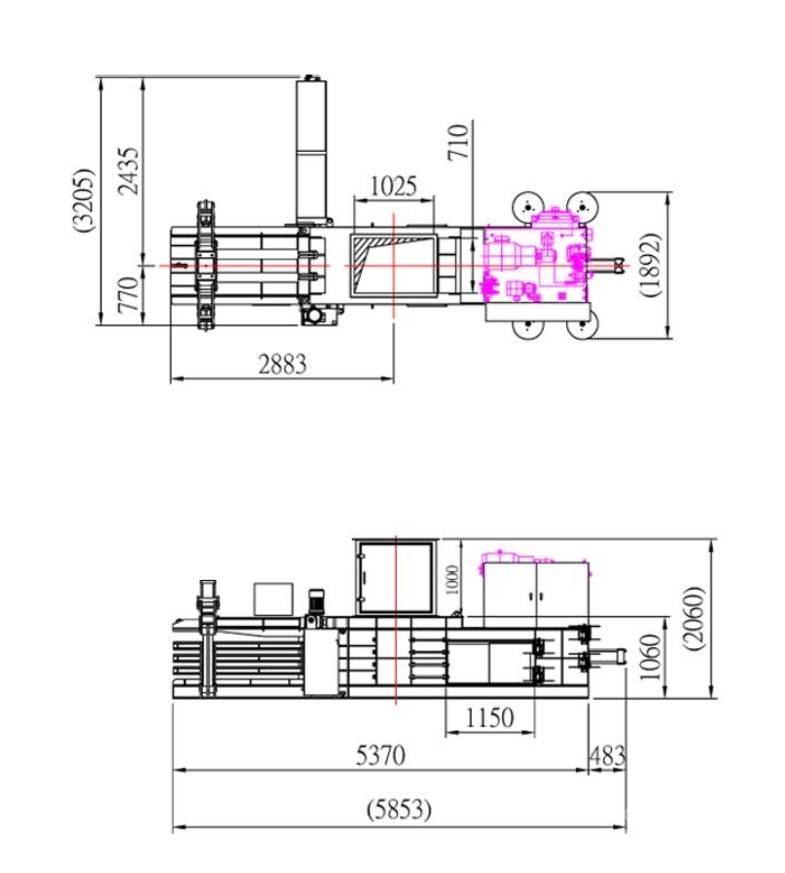 Godswill 7575-F Industrial balers