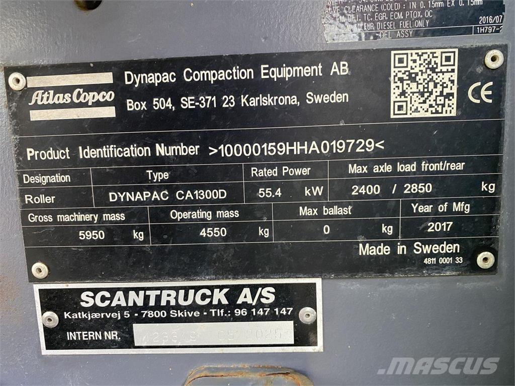 Dynapac CA1300D Road Rollers