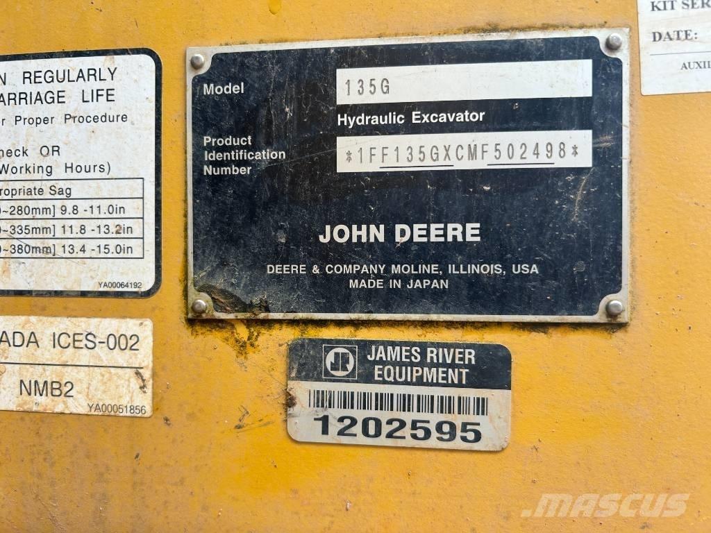DEERE 135G Crawler excavators