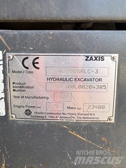 Hitachi ZX 225 Crawler excavators