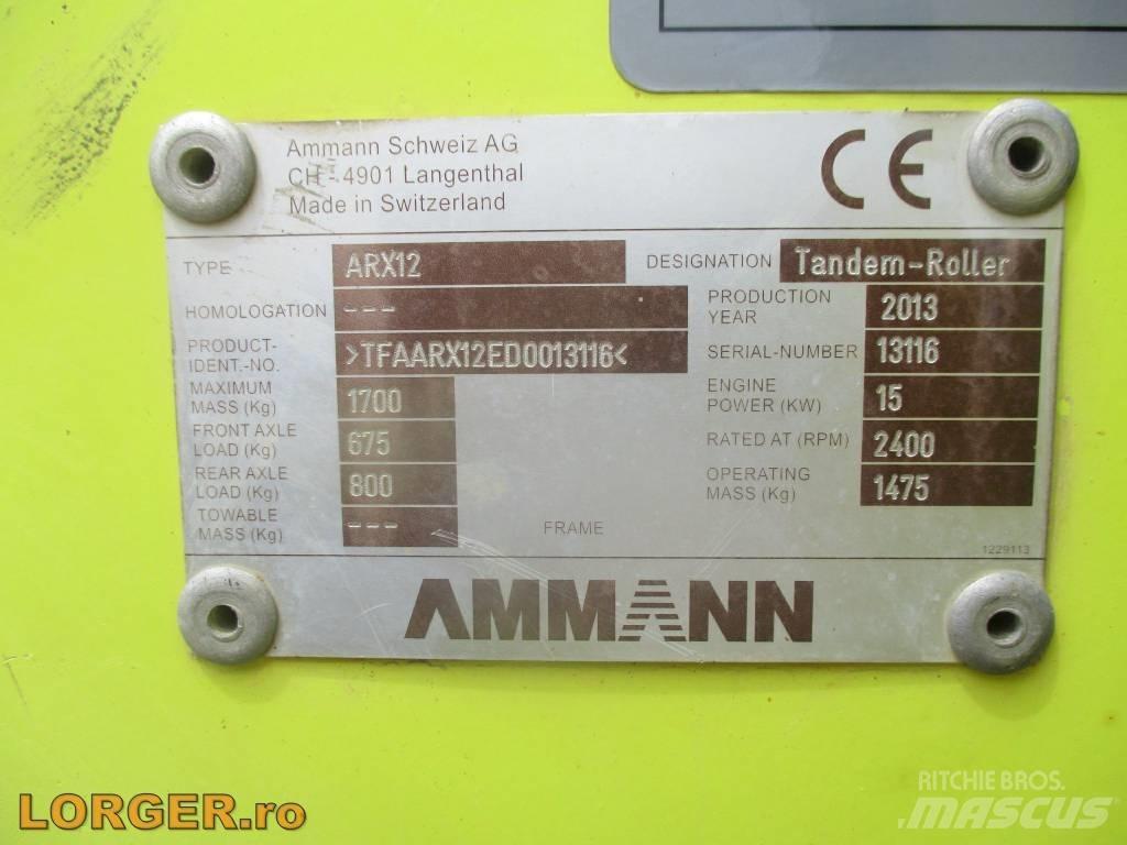 Ammann ARX 12 Twin drum rollers