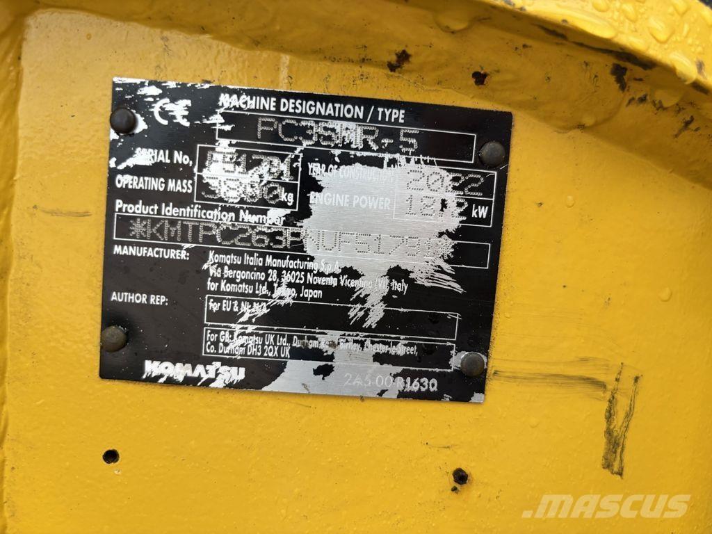 Komatsu PC35 Mini excavators < 7t (Mini diggers)