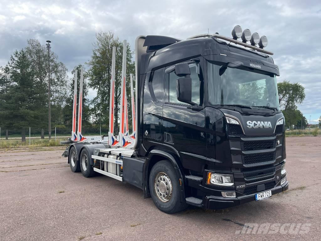 Scania R 730 Timber trucks