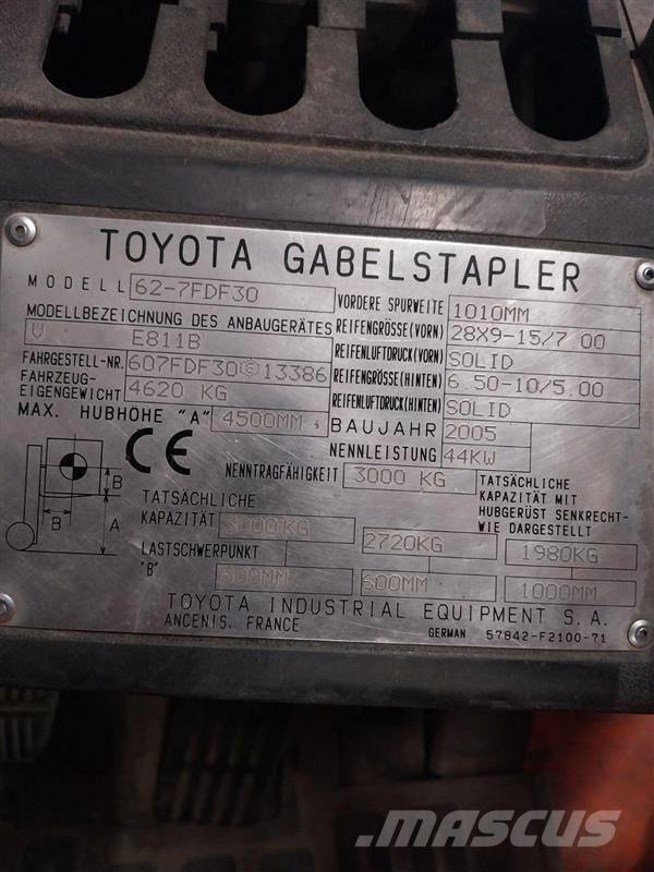 Toyota 62-7FDF30 Forklift trucks - others